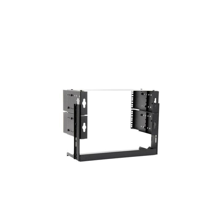 Rack Abierto de montaje en Pared, de 19in, 5 Unidades de rack, Profundidad Ajustable (8" a 12") con Charola de Uso