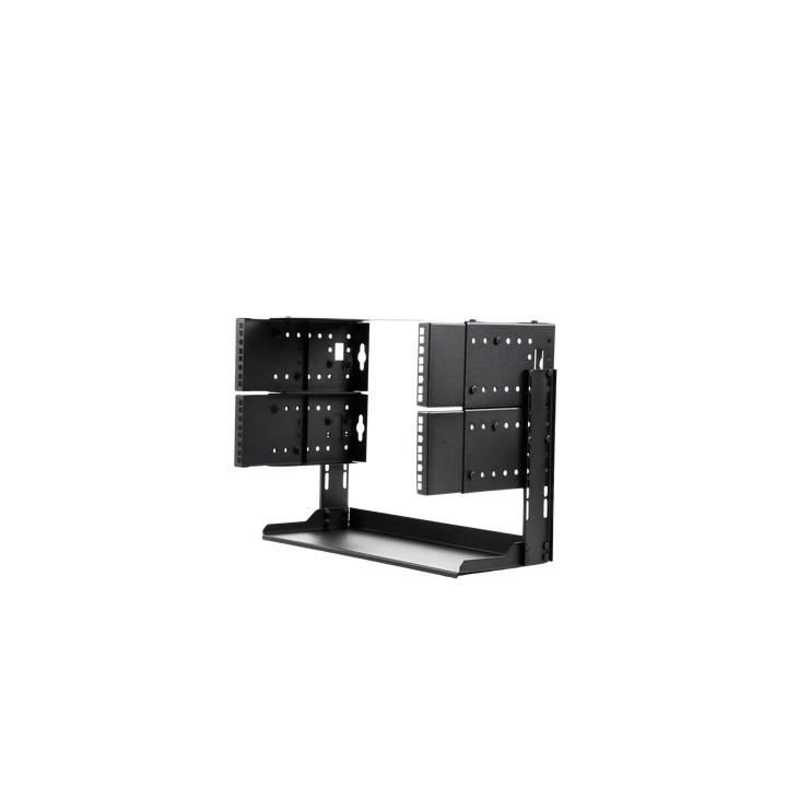 Rack Abierto de montaje en Pared, de 19in, 5 Unidades de rack, Profundidad Ajustable (8" a 12") con Charola de Uso