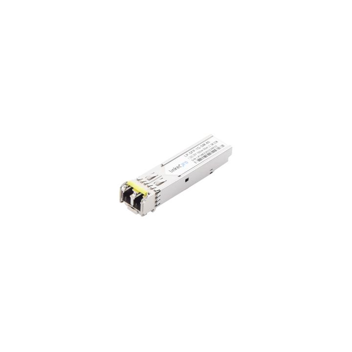 Transceptor Óptico SFP (Mini-Gbic) / Monomodo 1550 nm / 1.25 Gbps / 1000BASE-ZX / Conectores LC/UPC Dúplex / DDM /