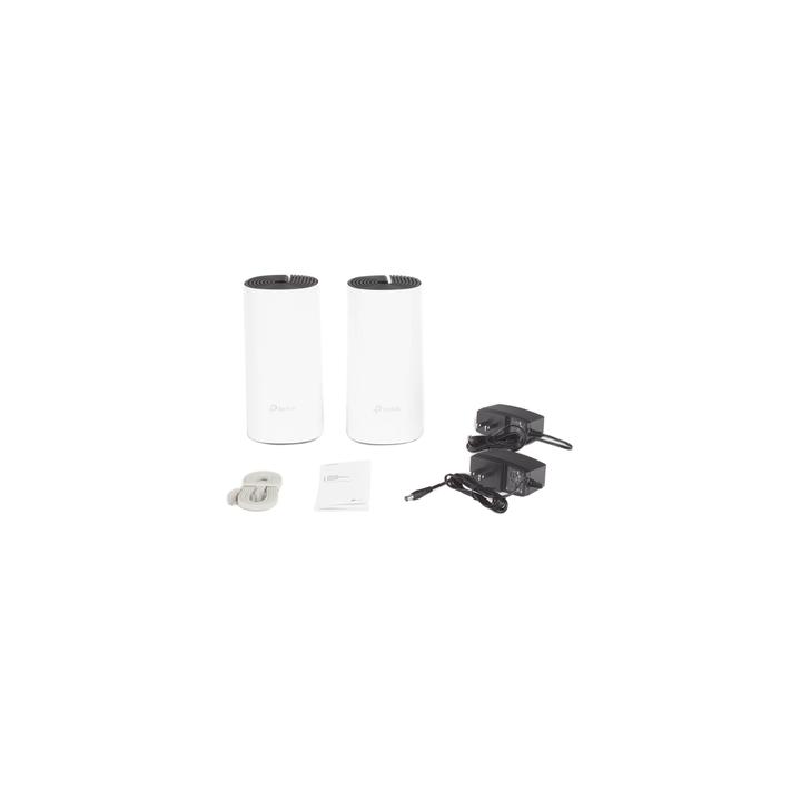 KIT 2 Routers Inalámbricos MESH Interior para Hogar / Doble Banda Wi-Fi 5 AC1200 Mbps / 2 Puerto Gigabit WAN/LAN / 2
