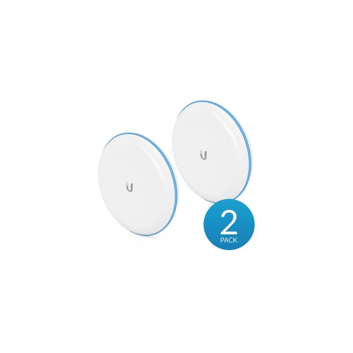 Kit UniFi Building Bridge de 1+ Gbps en 60 GHz con radio redundante en 5 GHz, alcance de hasta 500 m
