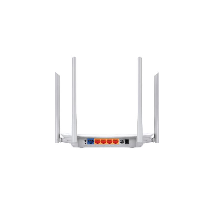 Router Inalámbrico / Boble Banda AC750 / 3 Antenas Externas Omnidireccional / 4 Puertos LAN 10/100 Mbps / 1 Puerto WAN