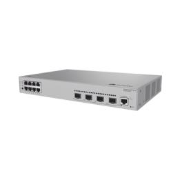 Switch de acceso eKit Administrable / Capa 2 / 8 Puertos PoE+ Gigabit + 4 SFP + Puerto Consola / PoE Perpetuo /