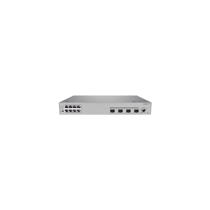 Switch de acceso eKit Administrable / Capa 2 / 8 Puertos PoE+ Gigabit + 4 SFP + Puerto Consola / PoE Perpetuo /
