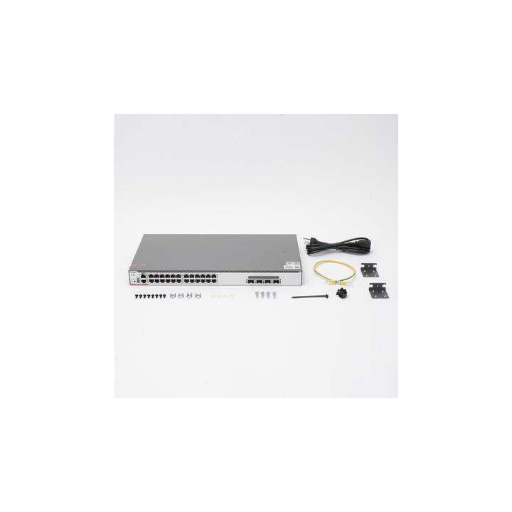 Switch Core PoE 802.3bt 370W Capa 3 Multi-Gigabit 24 puertos 5Gb/2.5Gb/1Gb/100M, 4 puertos fibra SFP28 25Gb
