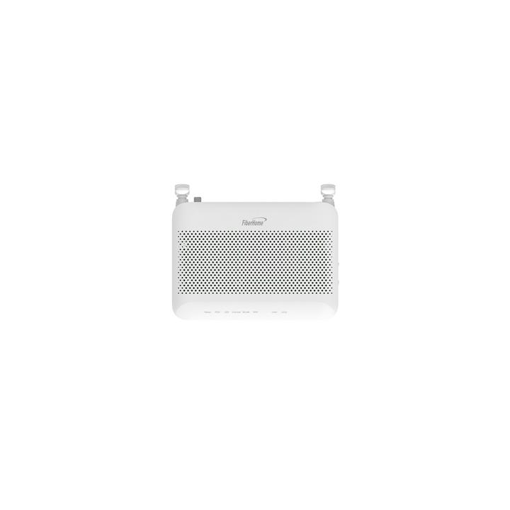 ONU GPON WiFi (2.4/5 GHz), 2 antenas de 5 dBi, Compatible con OLT de Terceros, MIMO 2x2, 2 Puertos Gigabit, conector