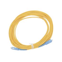 Jumper de Fibra Óptica Simplex, Monomodo, con Conectores SC/UPC-SC/UPC, de 10 Metros (32.81 Pies)
