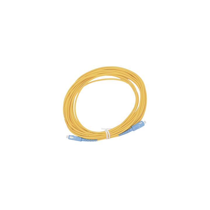 Jumper de Fibra Óptica Simplex, Monomodo, con Conectores SC/UPC-SC/UPC, de 10 Metros (32.81 Pies)