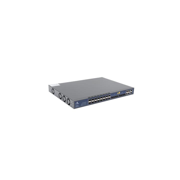 OLT de 16 puertos EPON con 12 puertos Uplink (4 puertos Gigabit Ethernet + 4 puertos SFP + 4 puertos SFP+) , hasta