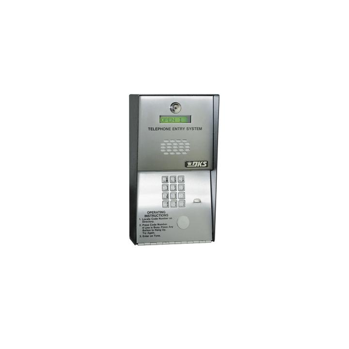 Audioportero Telefónico DKS Para 600 números Telefónicos / Control Para 2 Puertas / Gabinete Para Sobreponer/