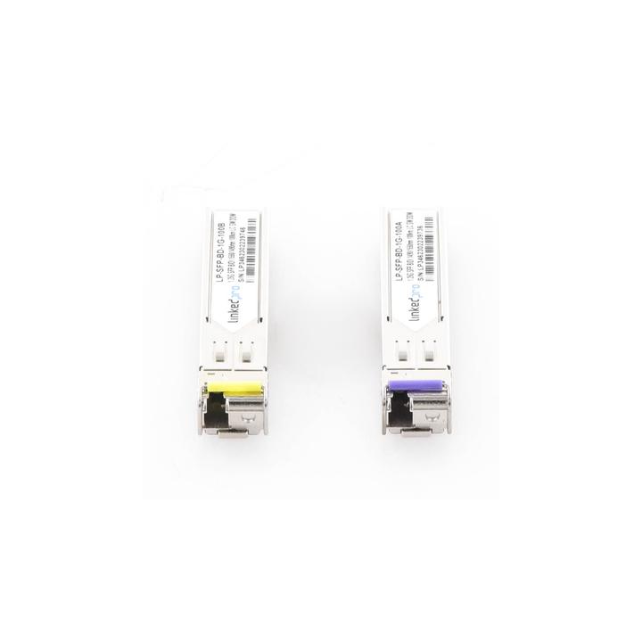 Transceptores Ópticos Bidireccionales SFP (Mini-Gbic) / Monomodo 1490 & 1550 nm / 1.25 Gbps / 1000BASE-BX / Conector