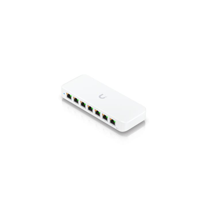 USW Ultra 60W Switch de 8 Puertos GbE (7 Puertos PoE+ y 1 Puerto Entrada PoE++) con Opciones de Montaje Versátiles
