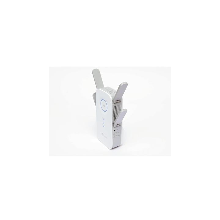 Repetidor / Extensor de Cobertura WiFi AC, 2600 Mbps, doble banda 2.4 GHz y 5 GHz, con 1 puerto 10/100/1000 Mbps, 4