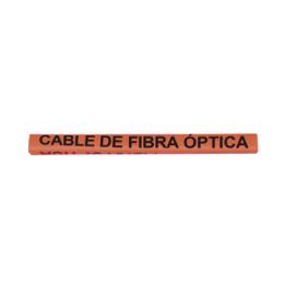Marcador de Fibra Óptica Color Naranja, Diámetro de Aplicación: 6.4 a 12.5 mm (0.25 a 0.49 Pulgadas)