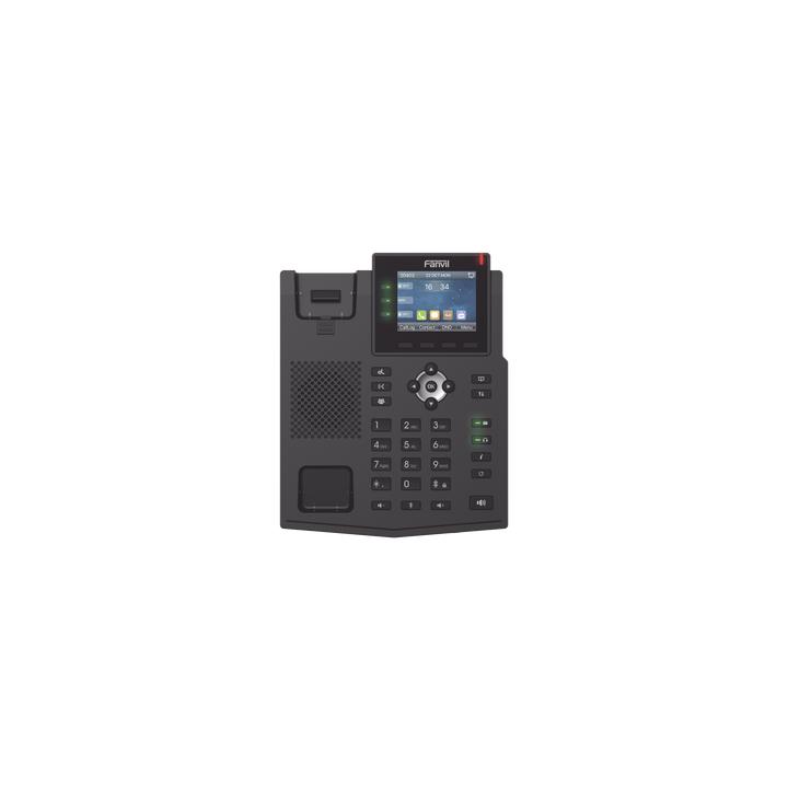 Teléfono IP / 6 Líneas SIP / Pantalla LCD a Color 2.8" / Audio HD G.722 y Opus / Conferencia 3 Vías / Puertos