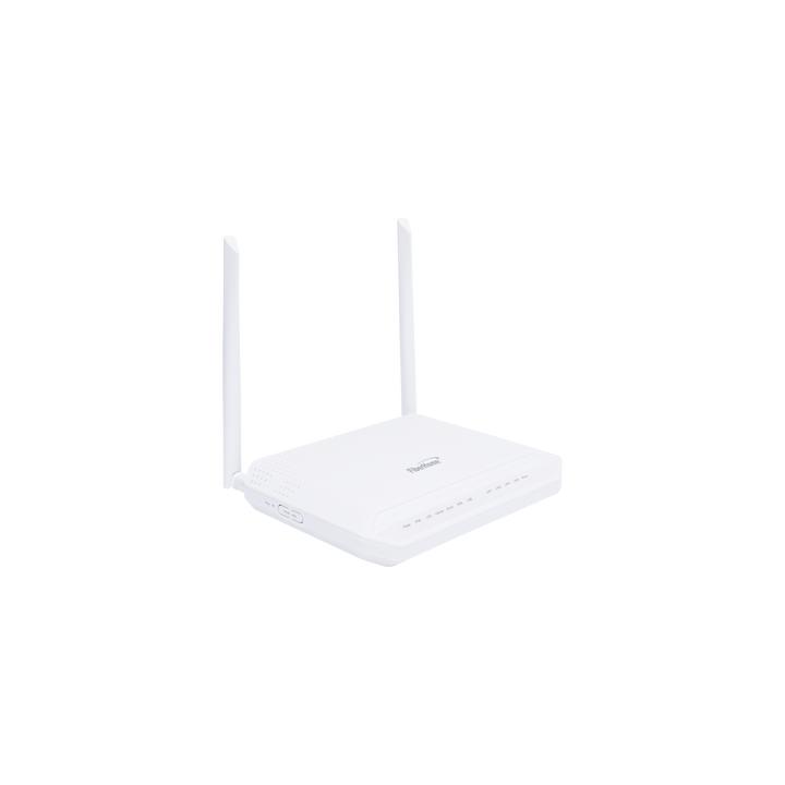 ONU GPON WiFi (2.4/5 GHz), 2 Antenas de 5 dBi, Compatible con OLTs de Terceros, MIMO 2x2, 4 puertos Gigabit + 1 POTS +