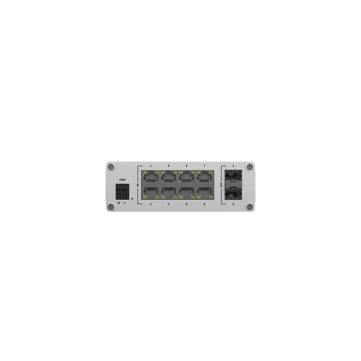 Switch Industrial No-Administrable 8 puertos Gigabit, 2 SFP 1G