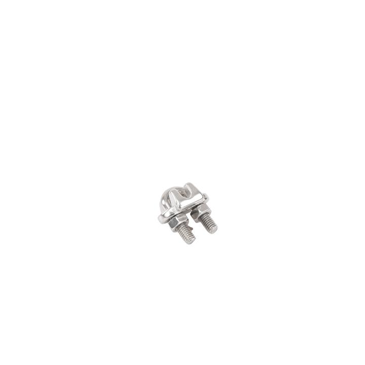 Nudo/ Perro/ Abrazadera Acero Forjado para Cable de 3/16", Acero Inoxidable.