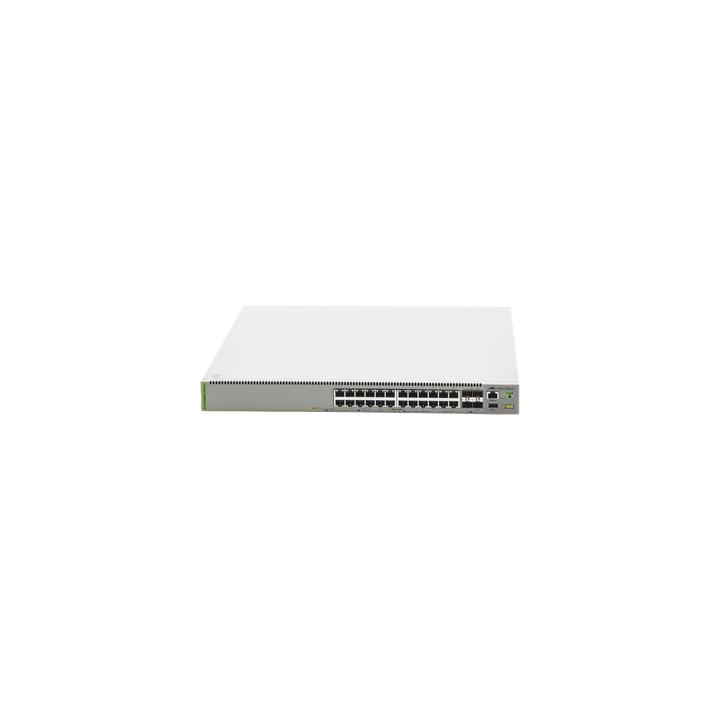 Switch L3, Stack, 20 puertos 1G POE+, 4 MultiGigabit POE+, 4 puertos SFP+, PSU FIJA