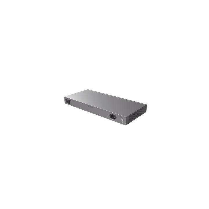 Switch Capa 3 Administrable / 24 puertos 10/100/1000 Mbps + 4 Puertos SFP+ de 10 Gigabits / Compatible con GWN Cloud.