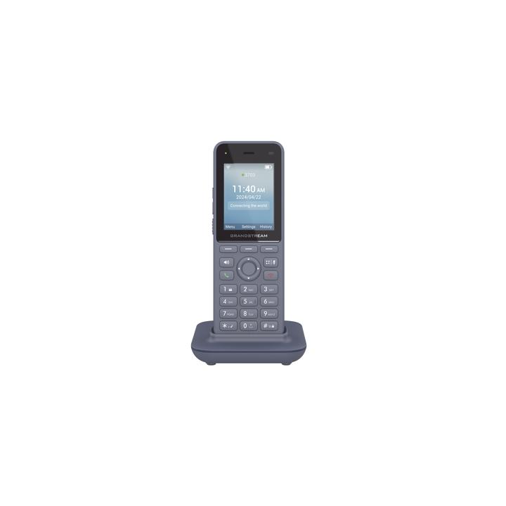 Teléfono IP inalámbrico Wi-Fi, Portátil, 3 cuentas SIP, 3 líneas, Voz HD, Bluetooth integrado, Puerto USB tipo C