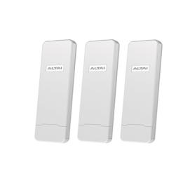 Kit WiFi para Hotspot Comunitario (3 AP) / Cobertura hasta 800 m / Nube Gratuita / Ideal para Iniciar WISP / 128