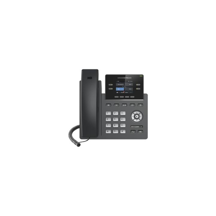 Teléfono IP Grado Operador, 4 líneas SIP con 2 cuentas, pantalla a color 2.4", codec Opus, IPV4/IPV6 con gestión en