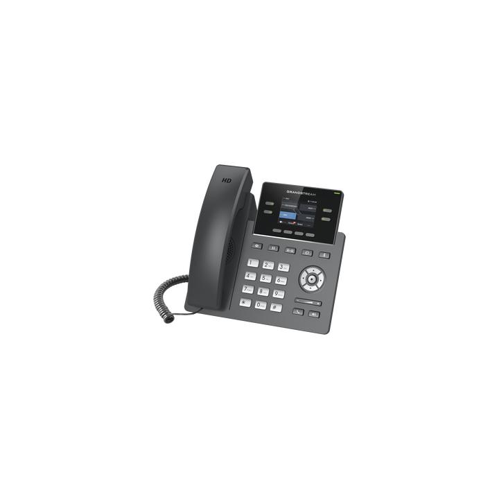 Teléfono IP Grado Operador, 4 líneas SIP con 2 cuentas, pantalla a color 2.4", codec Opus, IPV4/IPV6 con gestión en