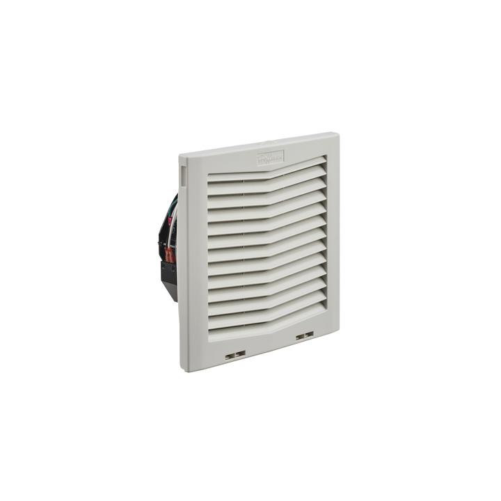 Ventilador Con Filtro de Montaje Lateral HF10, Con Flujo de Aire de 159 CFM, 115 Vca, Color Gris Claro