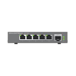 Switches de red Multi-Gigabit de 2.5G No Administrable / 5 Puertos RJ45 de 100/1000/2500Mbps / 1 puerto de fibra SFP+