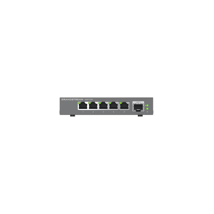 Switches de red Multi-Gigabit de 2.5G No Administrable / 5 Puertos RJ45 de 100/1000/2500Mbps / 1 puerto de fibra SFP+