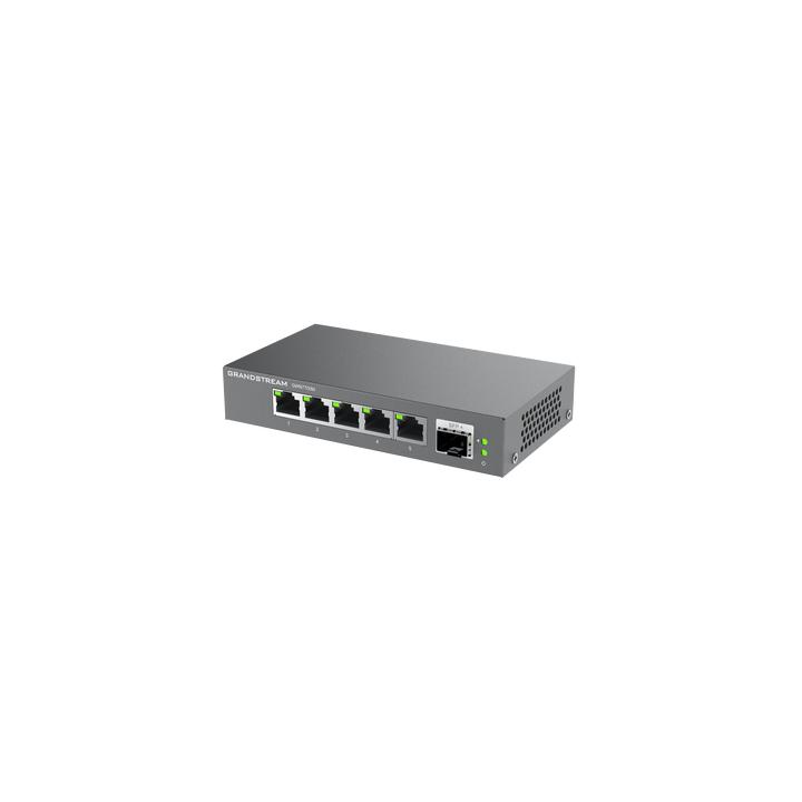 Switches de red Multi-Gigabit de 2.5G No Administrable / 5 Puertos RJ45 de 100/1000/2500Mbps / 1 puerto de fibra SFP+