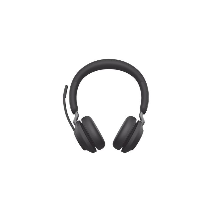Jabra Evolve2 65, Auricular stereo versión UC con aislamiento de ruido activa, dongle USB-A indicador de ocupado