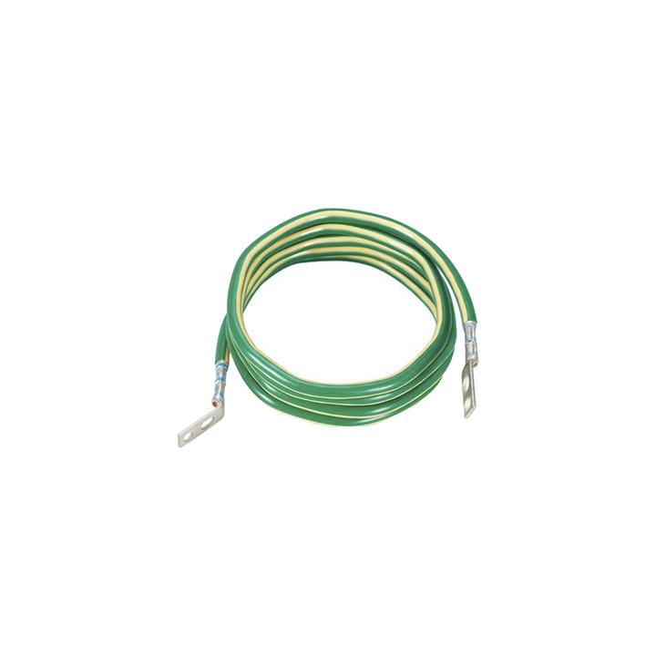 Jumper para Aterrizar Equipos, 6 AWG, con Terminal Doblada a 45 Grados, Para Conexión a Tierra y Terminal Recta Para