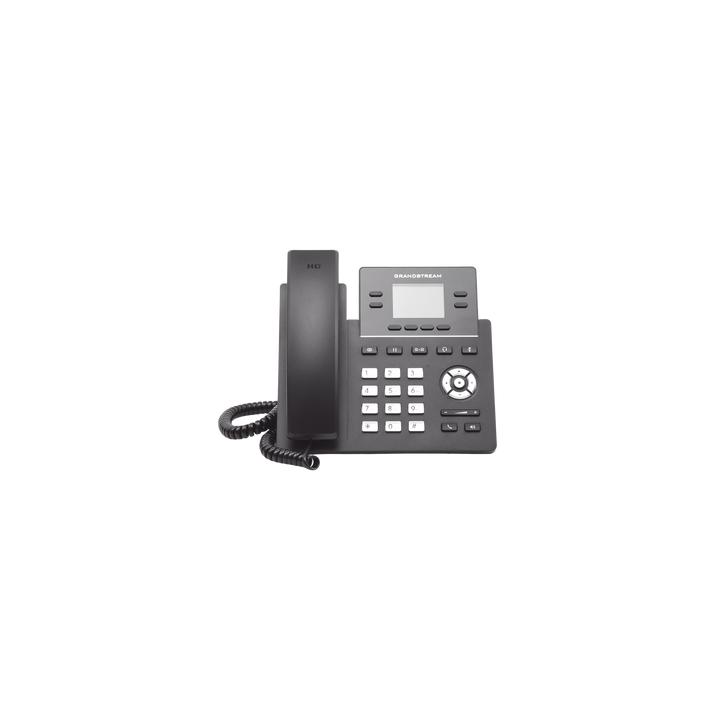 Teléfono IP Grado Operador, 4 líneas SIP, pantalla a color 2.4", PoE, codec Opus, IPV4/IPV6 con gestión en la nube