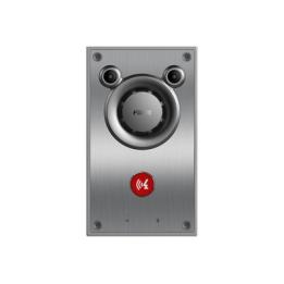 Intercomunicador IP de Emergencia / Altavoz 10W / 2 Líneas SIP / IP66 e IK10 Anti-vandálico / PoE 802.3af / Doble