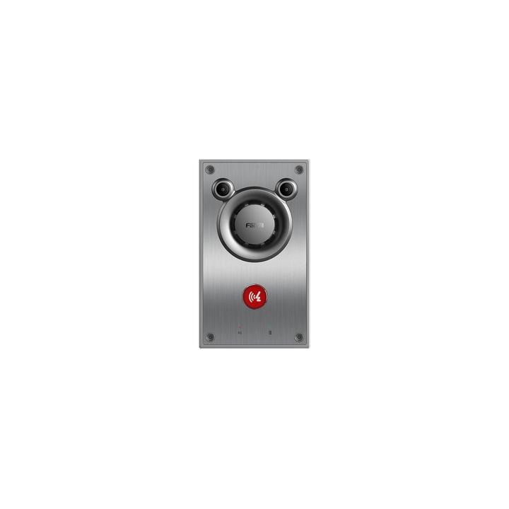 Intercomunicador IP de Emergencia / Altavoz 10W / 2 Líneas SIP / IP66 e IK10 Anti-vandálico / PoE 802.3af / Doble