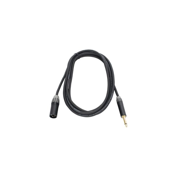 Cable de Audio | XLR 3 Polos Macho a Plug 1/4 in mono | Conector Seetronic Serie M SCMF3 - MP2X | Longitud 3m