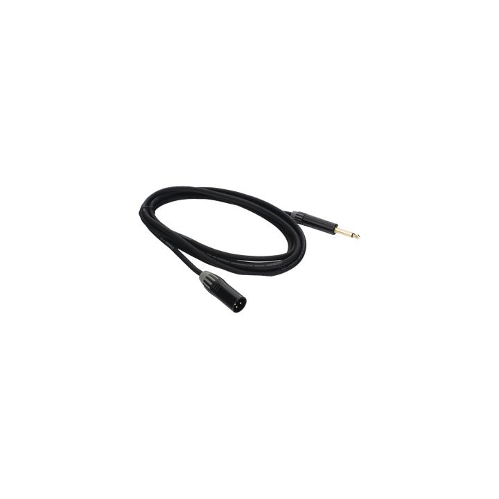 Cable de Audio | XLR 3 Polos Macho a Plug 1/4 in mono | Conector Seetronic Serie M SCMF3 - MP2X | Longitud 3m