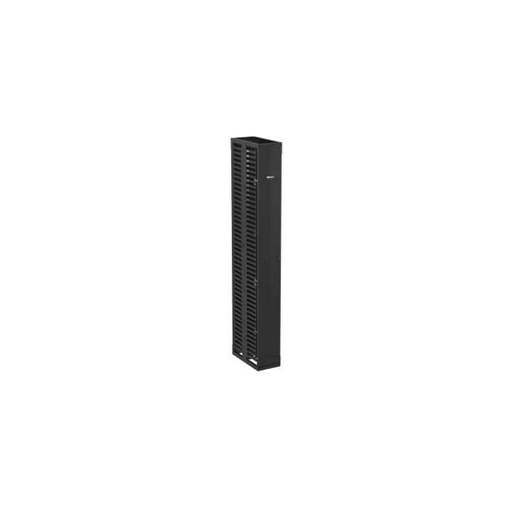 Organizador Vertical PatchRunner™, Doble (Frontal y Posterior), Para Rack Abierto de 45 Unidades, 10in de Ancho,