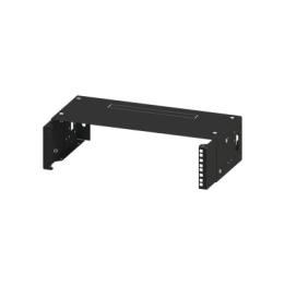 Rack Abierto de montaje en Pared, de 19in,  Profundidad Ajustable (8" a 12") de 2.5  Unidades de rack, con Capacidad de
