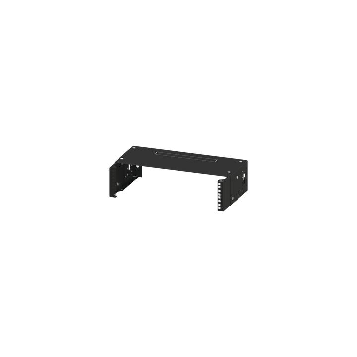 Rack Abierto de montaje en Pared, de 19in,  Profundidad Ajustable (8" a 12") de 2.5  Unidades de rack, con Capacidad de