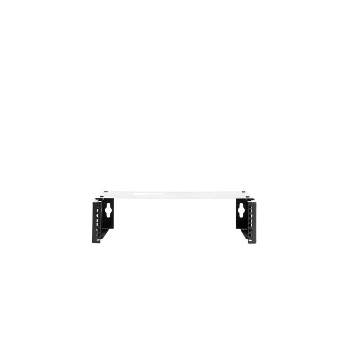 Rack Abierto de montaje en Pared, de 19in,  Profundidad Ajustable (8" a 12") de 2.5  Unidades de rack, con Capacidad de