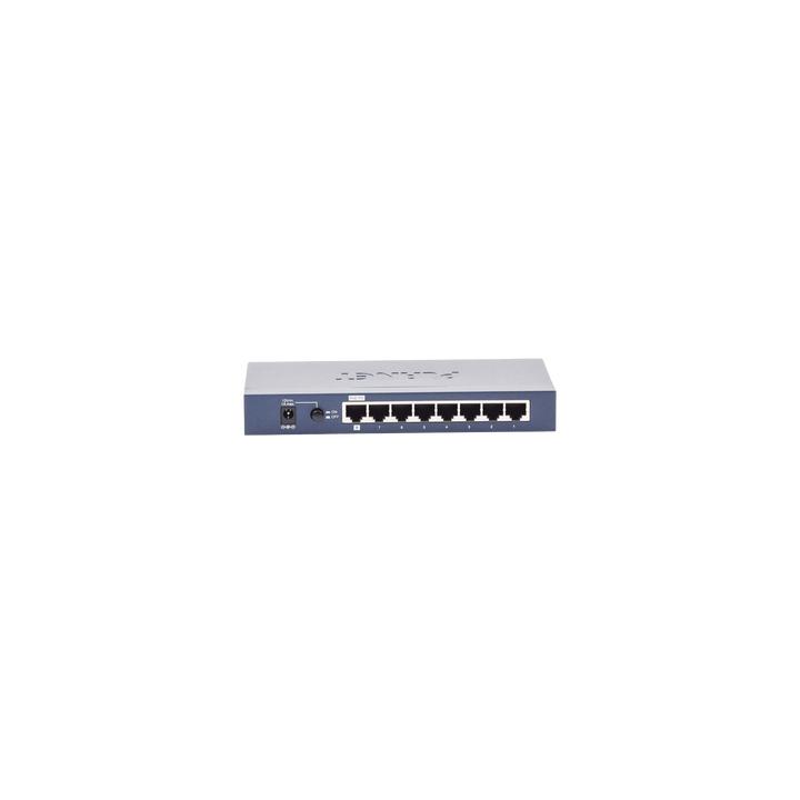 Switch Administrable de Escritorio de 8 Puertos Gigabit/ 2 Puertos SFP / 20 Gbps Switching / PoE In 802.3af/at / Dual