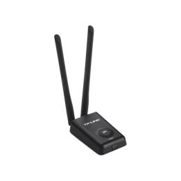 Adaptador de alta potencia USB  inalámbrico/ WiFi N 300 Mbps / Frecuencia de 2.4 GHz / 2 Antenas Externas de 5 dBi /