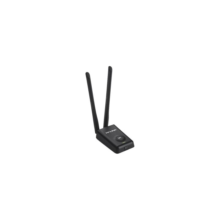 Adaptador de alta potencia USB  inalámbrico/ WiFi N 300 Mbps / Frecuencia de 2.4 GHz / 2 Antenas Externas de 5 dBi /