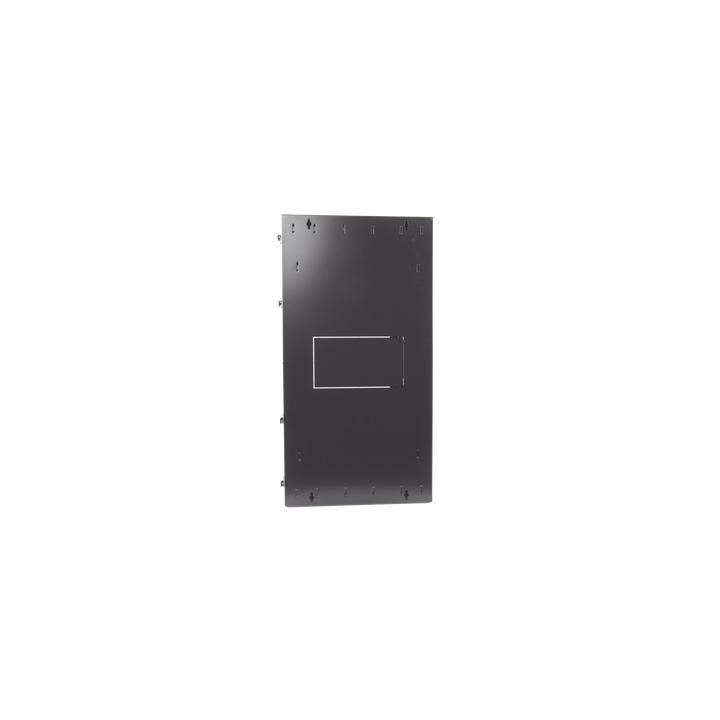 Gabinete PanZone de Montaje en Pared, de 19in, Puerta con Ventana de Seguridad, 26 UR, 635mm de Profundidad, Color Negro