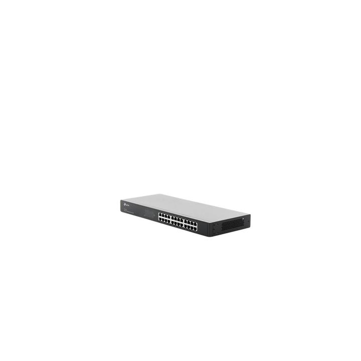 Switch no administrable de 24 puertos 10/100 Mbps para montaje en rack