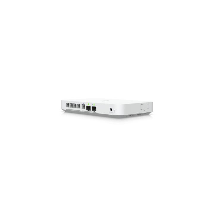 UCG Fiber Cloud Gateway de 10G de Escritorio con Switch Integrado de 4 Puertos 2.5 GbE y 1 Puerto 10G SFP+,