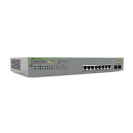 Switch PoE+ Gigabit WebSmart de 10 puertos 10/100/1000 Mbps (2 x Combo) + 2 puertos gigabit SFP (Combo), 75 W